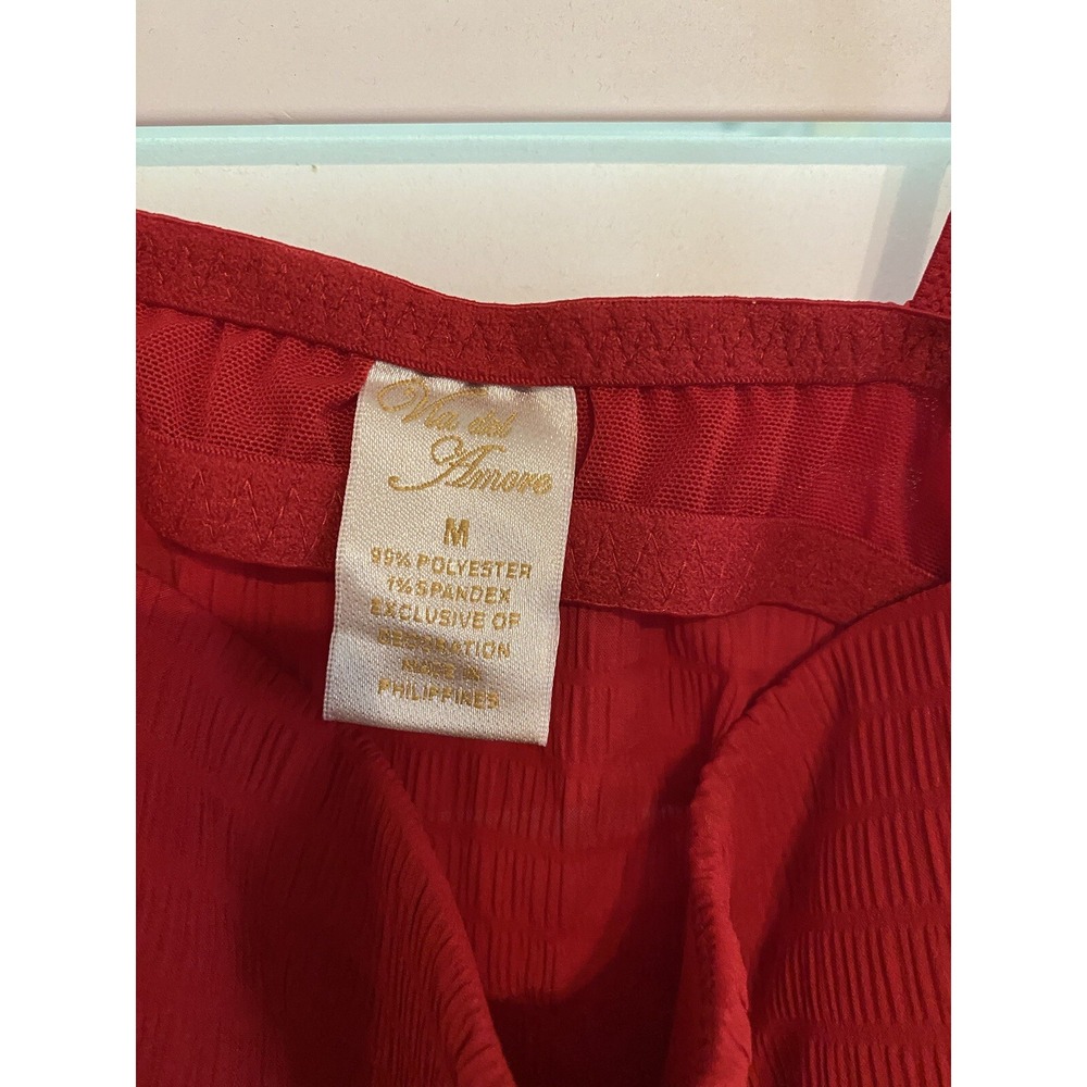 Via Del Amore Short Red Size Medium Intimate sleepwear - Picture 5 of 5
